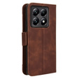 Pattintható tok a Xiaomi 14T Pro, Card Slot, barna