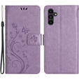 Pattintható tok a Samsung Galaxy A14 4G/5G, Mandala Flower, lila