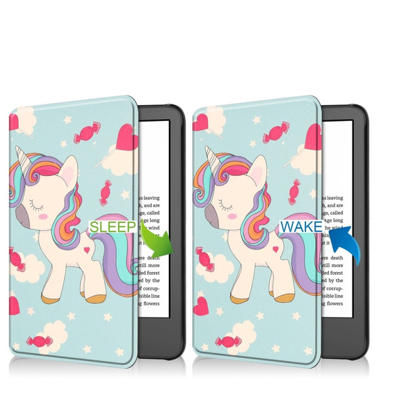 Tok Kindle 11, Smartcase, unicorn