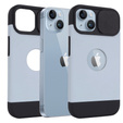 ERBORD MagSafe Cam Slider tok, kék + Képernyővédő üveg iPhone 13 / iPhone 14 készülékekhez