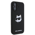 Karl Lagerfeld szilikon Choupette fej mintás tok iPhone 16-hoz