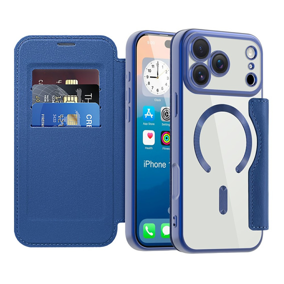 Wallet MagSafe RFID flip tok kameravédelemmel iPhone 17 Pro Max készülékhez