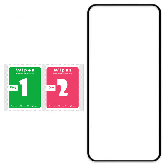 3D edzett üveg Nothing Phone 1 készülékhez, fekete