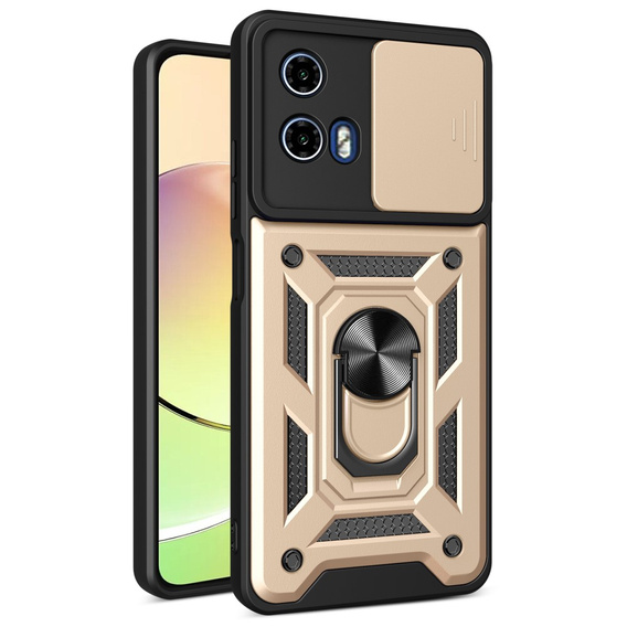 Telefontok a Motorola Moto G24 / G24 Power / G04, CamShield Slide, arany
