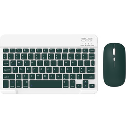 Tok + billentyűzet Apple iPad Pro 11" 5 gen. 2024, Leather Pen Slot TouchPad, fekete