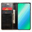 Pattintható tok a Samsung Galaxy S23, ERBORD Waxy Wallet, barna