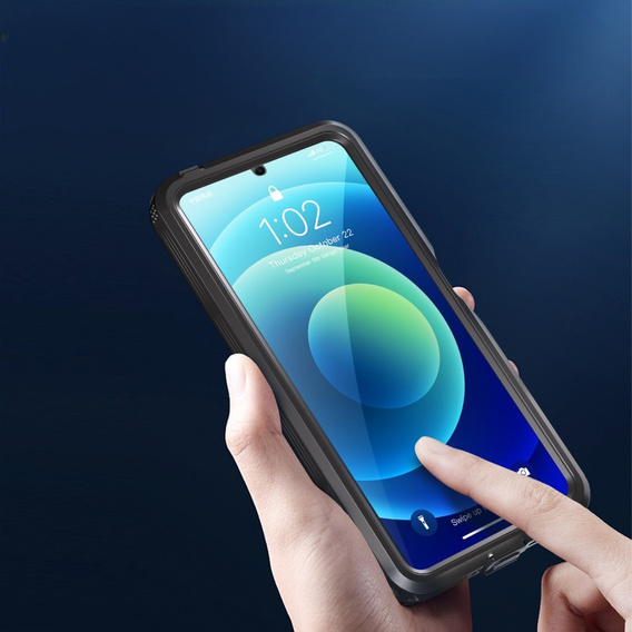 IP68 vízálló tok Xiaomi Redmi Note 13 5G, Redpepper, fekete