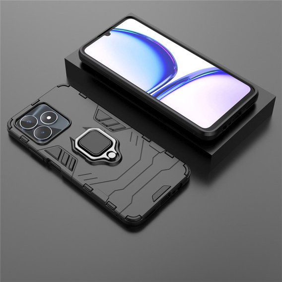 Telefontok a Realme C51, Kickstand Ring, fekete