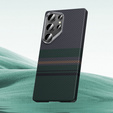 BENKS Kevlar tok Samsung Galaxy S25 Ultra, MagSafe, Carbon Fiber, fekete