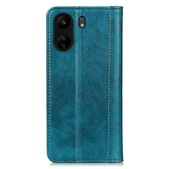 Telefontok a Xiaomi Redmi 13C / Poco C65, Wallet Litchi Leather, zöld