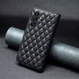 Pattintható tok a Samsung Galaxy A56, Wallet, BINFEN COLOR, fekete