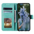 Pattintható tok a Samsung Galaxy A55 5G, Mandala Flower, zöld