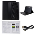 Tok + billentyűzet Samsung Galaxy Tab S7 T870/T875 / S8, Pen Slot, fekete