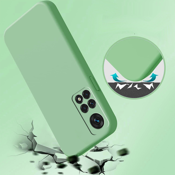 Telefontok a Xiaomi Redmi Note 11 Pro 4G, Silicone Lite, menta