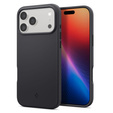 Spigen tok iPhone 17 Pro készülékhez, szilikonos MagSafe illeszkedés, fekete