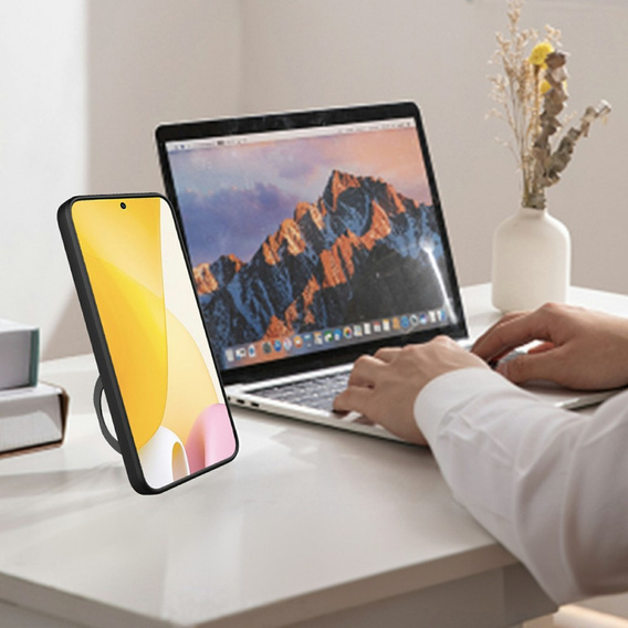 Páncélozott tok Oppo A18 4G / A38 4G, CamShield Slide, fekete