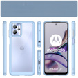 Telefontok a Motorola Moto G13 / G23, Fusion Hybrid, átlátszó / kék