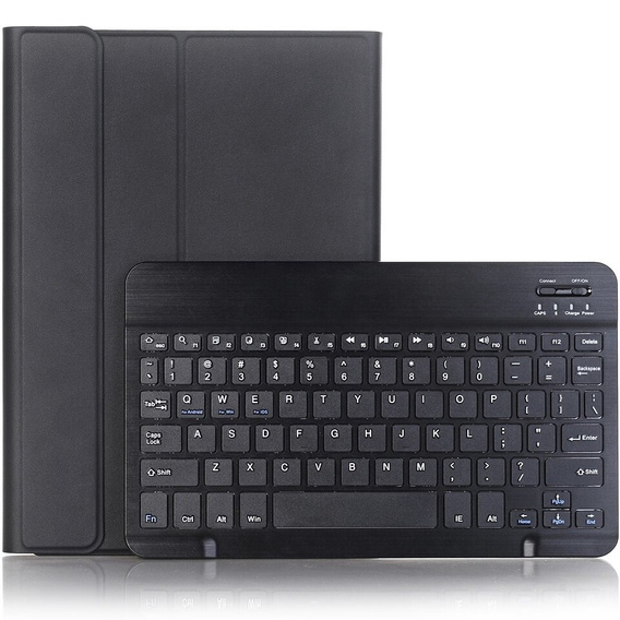 Tok + billentyűzet Samsung Galaxy Tab S9, Leather Pen Slot, fekete