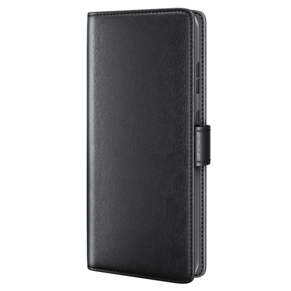 Pattintható tok Samsung Galaxy A25 5G, Split Leather, fekete