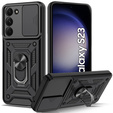 Telefontok a Samsung Galaxy S23, CamShield Slide, fekete