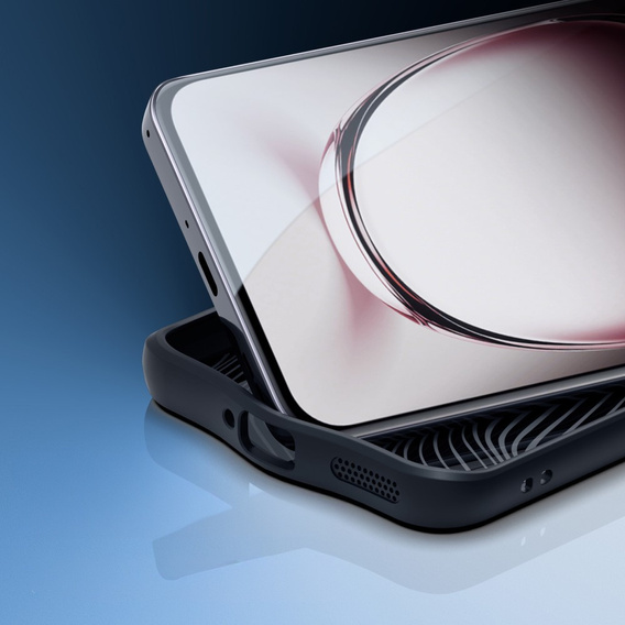 DuxDucis tok Oppo Reno 12, Aimo case, átlátszó / fekete