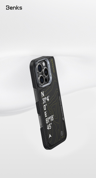 BENKS Kevlar Kevlar mágneses páncél Air Kevlar 600D Csúcstalálkozó Kangrinboque 0065 a MagSafe tok iPhone 16 Pro számára