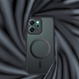Matt tok Oppo Reno 14, MagSafe-hoz, áttetsző fekete
