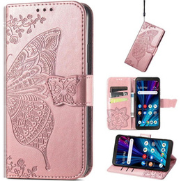Pattintható tok a OnePlus Nord 4, Butterfly, rózsaszín rose gold