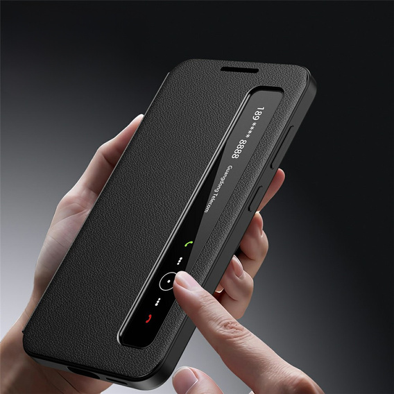 Smart View Window bőr tok Samsung Galaxy S25 FE készülékhez