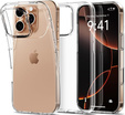 Tok iPhone 16 Pro-hoz, ERBORD Slim, átlátszó + 9H üveg