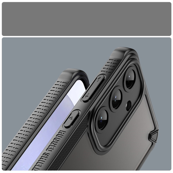 Telefontok a Samsung Galaxy S25+ Plus, Armor Frosted Case, fekete