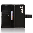 Pattintható tok a Oppo Reno 12, Crazy Horse Wallet, fekete