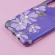 Telefontok a Samsung Galaxy A14 4G/5G, Suritch Full Body Flowers, lila