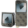 GUESS Telefontok a Samsung Galaxy Z Flip7 FE / Z Flip6, 4G Charms Collection Hardcase, barna