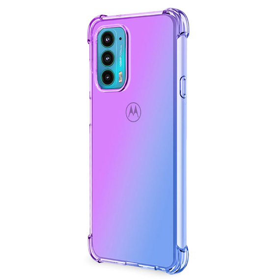 Tok Motorola Moto Edge 30, Gradient Dropproof, kék