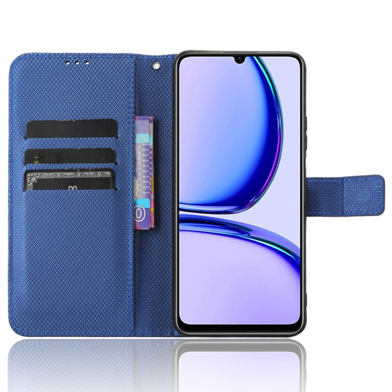 Pattintható tok a Realme Note 50, Wallet Smart Magnet, kék