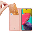 Dux Ducis Telefontok a Samsung Galaxy M53 5G, Skinpro, rózsaszín rose gold