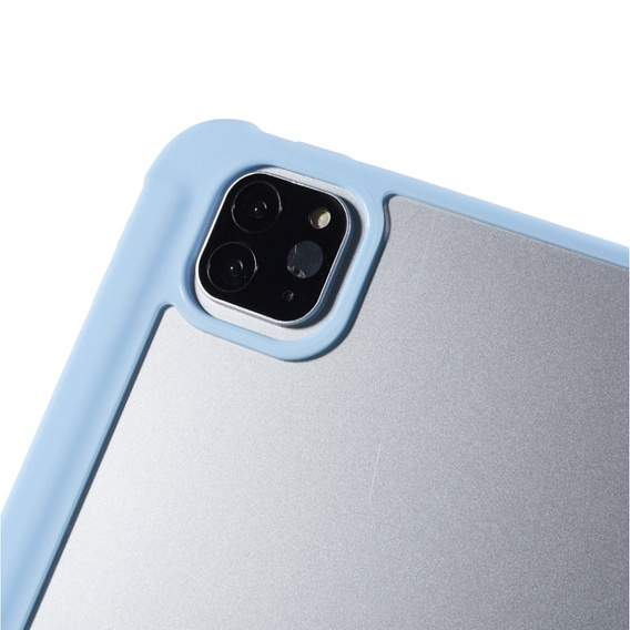 Tok iPad Pro 11 2022 / 2021 / 2020 / 2018, Smartcase Hybrid, tolltartó résszel, kék