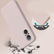 Telefontok a Huawei Nova 9 SE, Silicone Lite, rózsaszín