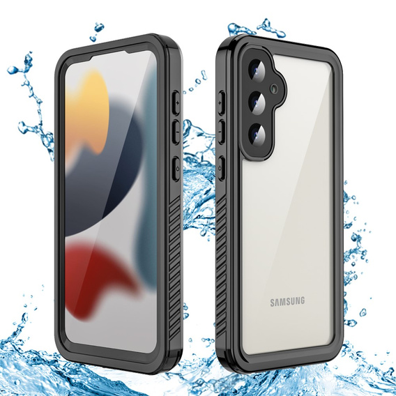 IP68 vízálló tok a Samsung Galaxy S23 FE, Redpepper, fekete