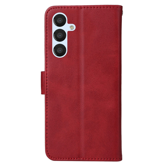 Pattintható tok a Samsung Galaxy A54 5G, Leather Wallet, piros