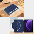 Tok Samsung Galaxy Tab S10 Lite / S10 FE / S9 FE, Business Card and Pen Slotl, kék