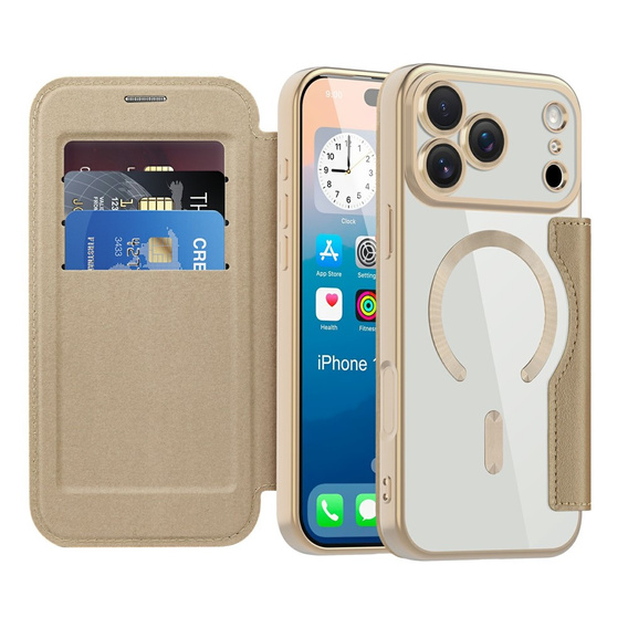 Wallet MagSafe RFID flip tok kameravédelemmel iPhone 17 Pro Max készülékhez
