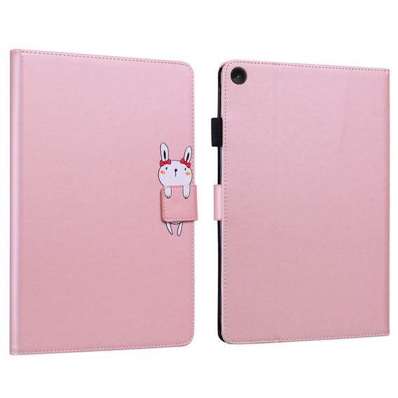 Tok Lenovo Tab M10 Plus 10.6 Gen 3, pánttal, animal, rózsaszín
