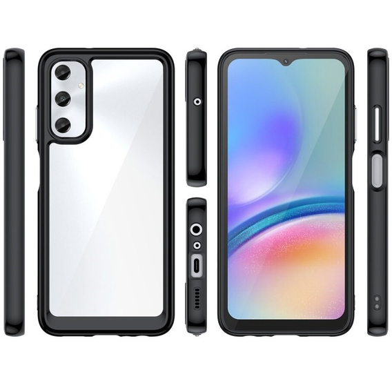 Telefontok a Samsung Galaxy A05s 4G, Fusion Hybrid, átlátszó / fekete