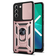 Telefontok a Samsung Galaxy S21 FE, CamShield Slide, rózsaszín rose gold