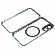 Magnetic Dual Glass MagSafe tok iPhone 16, zöld