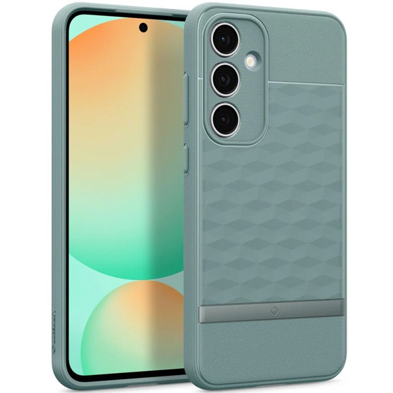 A Spigen által gyártott Caseology tok a Samsung Galaxy S24 FE, Parallax, zöld 