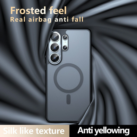 Matt tok MagSafe-hez Samsung Galaxy S26 Ultra készülékhez, fekete