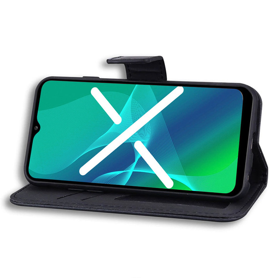 Pattintható tok a Motorola Moto G22, Wallet Panda, fekete